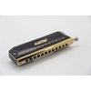 East top Chromatic Harmonica, 12-Hole 48-Tone Key of C, ABS Comb, Phosphor Bronze Reed, Blue Cover (EAP-12)(black)