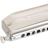 East top Upgrade Chromatic Harmonica 12 Hole 48 Tone Key of C, Professional Chromatic Mouth Organ Harmonica For Adults, Students and band players(silver-16)