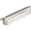 East top Upgrade Chromatic Harmonica 12 Hole 48 Tone Key of C, Professional Chromatic Mouth Organ Harmonica For Adults, Students and band players(silver-16)