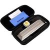 East top Upgrade Chromatic Harmonica 12 Hole 48 Tone Key of C, Aluminum Comb Chromatic Mouth Organ Harmonica For Adults, Students and harmonica lovers(silver-16)