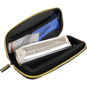 East top Upgrade Chromatic Harmonica 12 Hole 48 Tone Key of C, Professional Chromatic Mouth Organ Harmonica For Adults, Students and band players(silver-16)