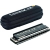 East top Lucky 13 Bass Plus Blues Harmonica 13 Holes Diatonic Harp Mouth Organ Professional Richter harmonica C key for Adults(Black B)