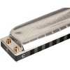 East top Upgrade Diatonic Harmonica, Blues Mouth Organ Harmonica Key of Db for Adults, Professionals and Students (PRO20-Db)(silver-60C)