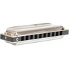 East top Upgrade Diatonic Harmonica, Blues Mouth Organ Harmonica Key of Db for Adults, Professionals and Students (PRO20-Db)(silver-60C)