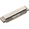 East top Upgrade Diatonic Harmonica, Blues Mouth Organ Harmonica Key of Db for Adults, Professionals and Students (PRO20-Db)(silver-60C)