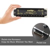East top Diatonic Harmonica Key of Db 10 Holes 20 Tones 008K Blues Mouth Organ with Black Cover, Top Grade Harmonica for Adults, Professionals and Students