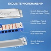 East top Harmonica C, Updated Diatonic Blues Deluxe Harmonica C Key 10 Holes 20 Tones Professional Diatonic Mouth Organ, harmonica for Adults, Professionals, Beginners and Students as gift(BLUE D)